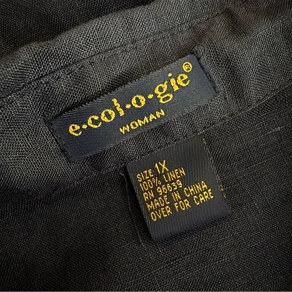 Ecologie Linen Pintuck Shirt - Picture 7 of 7